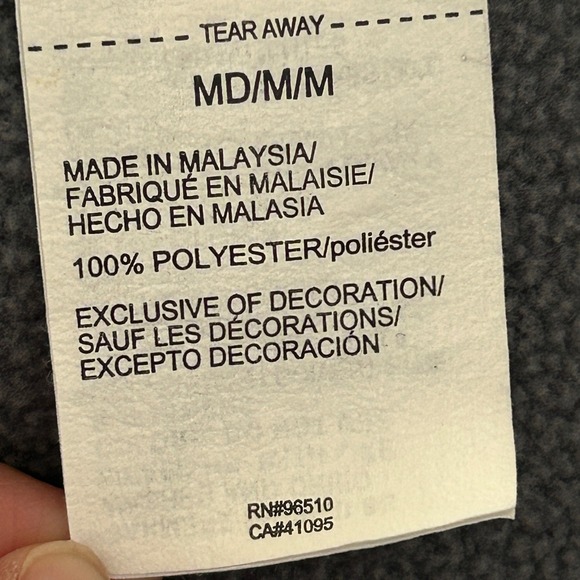 Under Armour Fleece Vest Mens Medium Gray Gorpcore Athletic Full Zip Layering - Picture 8 of 9